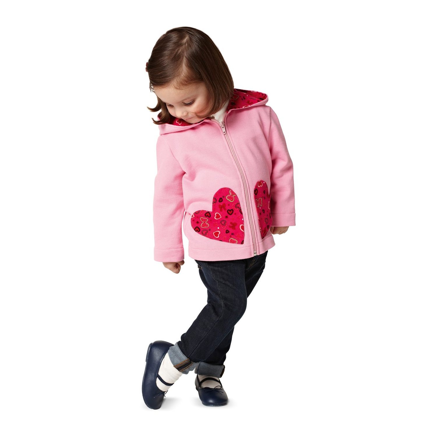 burda style Schnittmuster 9425: Kinderjacke mit Reißverschluss, Modellfoto 2