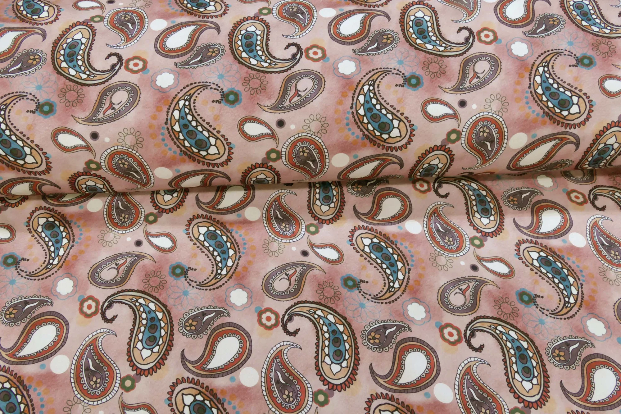 Softshell Paisley Altrosa 575