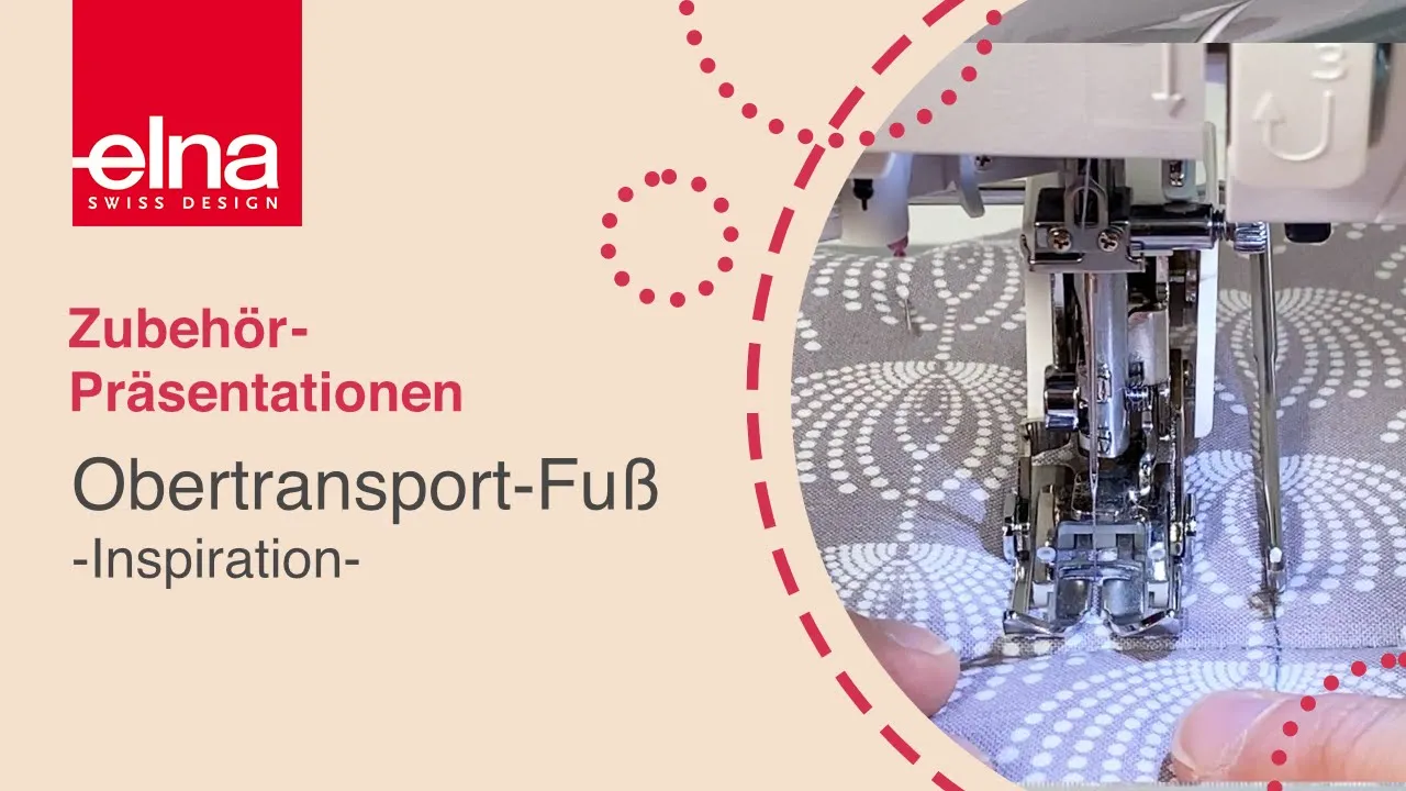 Elna Obertransportfuß mit Führungslineal für 150, 150 V.2, 160 u. a., Ansicht 3