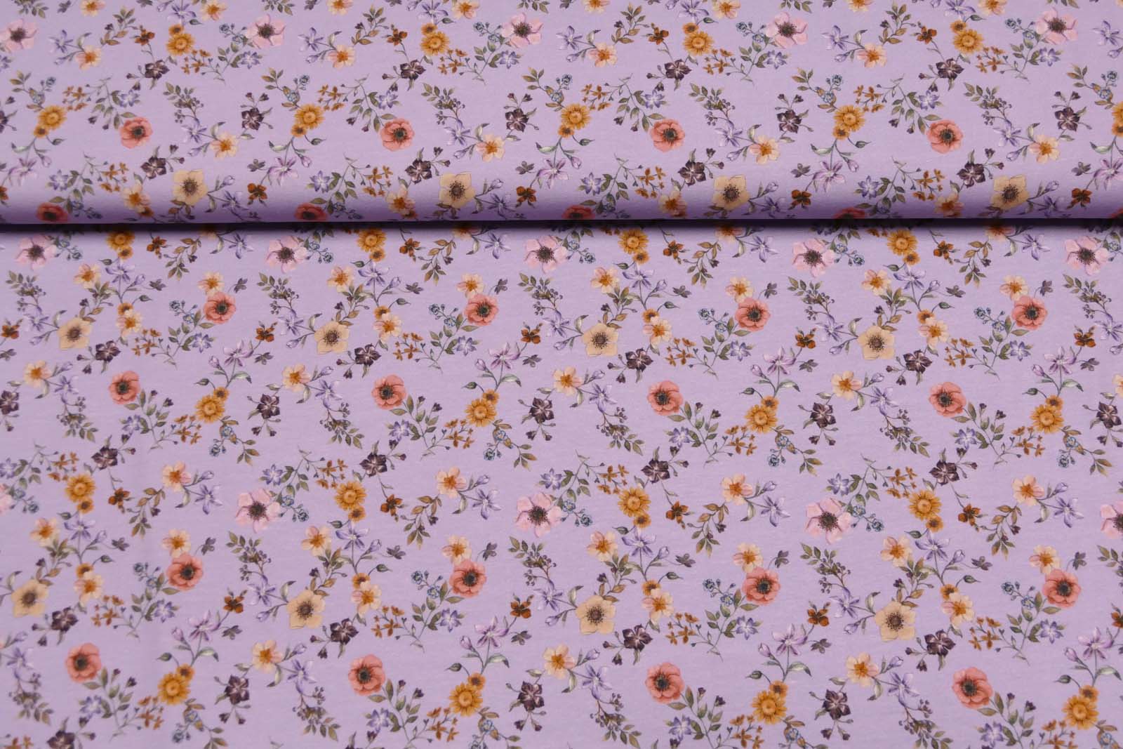 Baumwoll Jersey lila 655