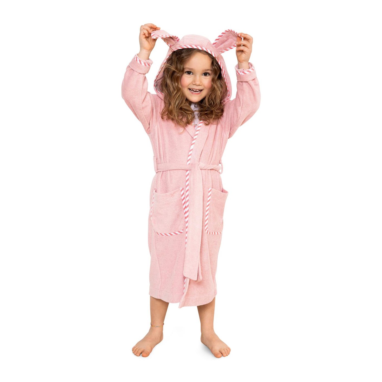 burda style Schnittmuster 9219: Kinderbademantel mit Kapuze, Modellfoto 1