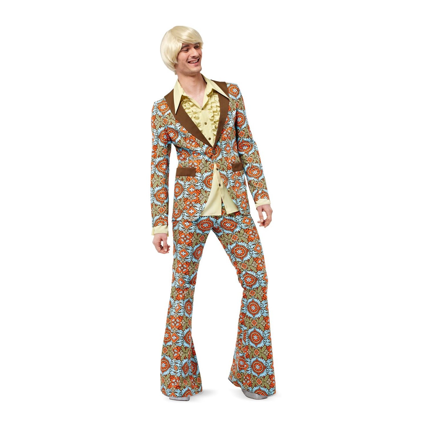 burda style Schnittmuster 2374: Herren-Outfit im Siebzigerstil, Modellfoto 1