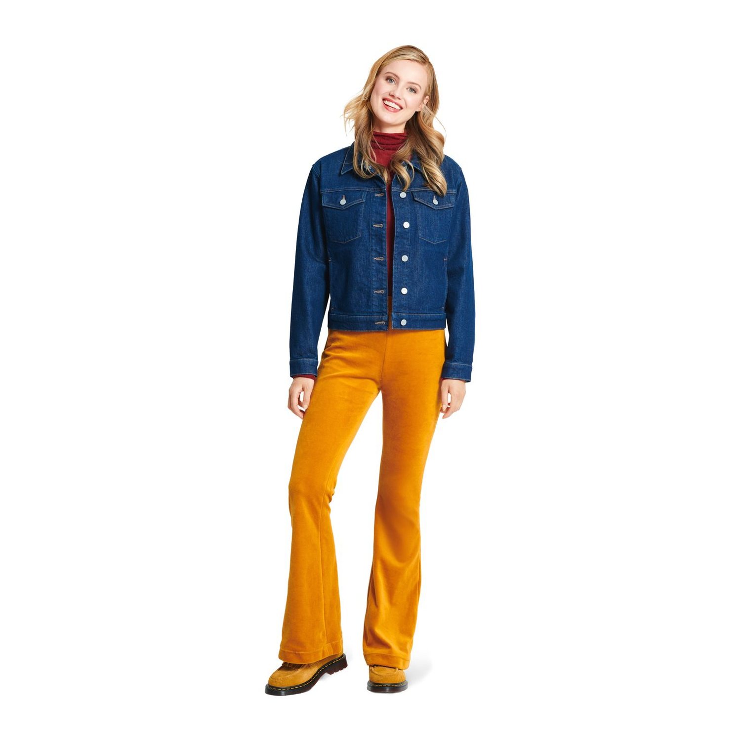 burda style Schnittmuster 5874: Schlaghose mit Gummibund, Modellfoto 3