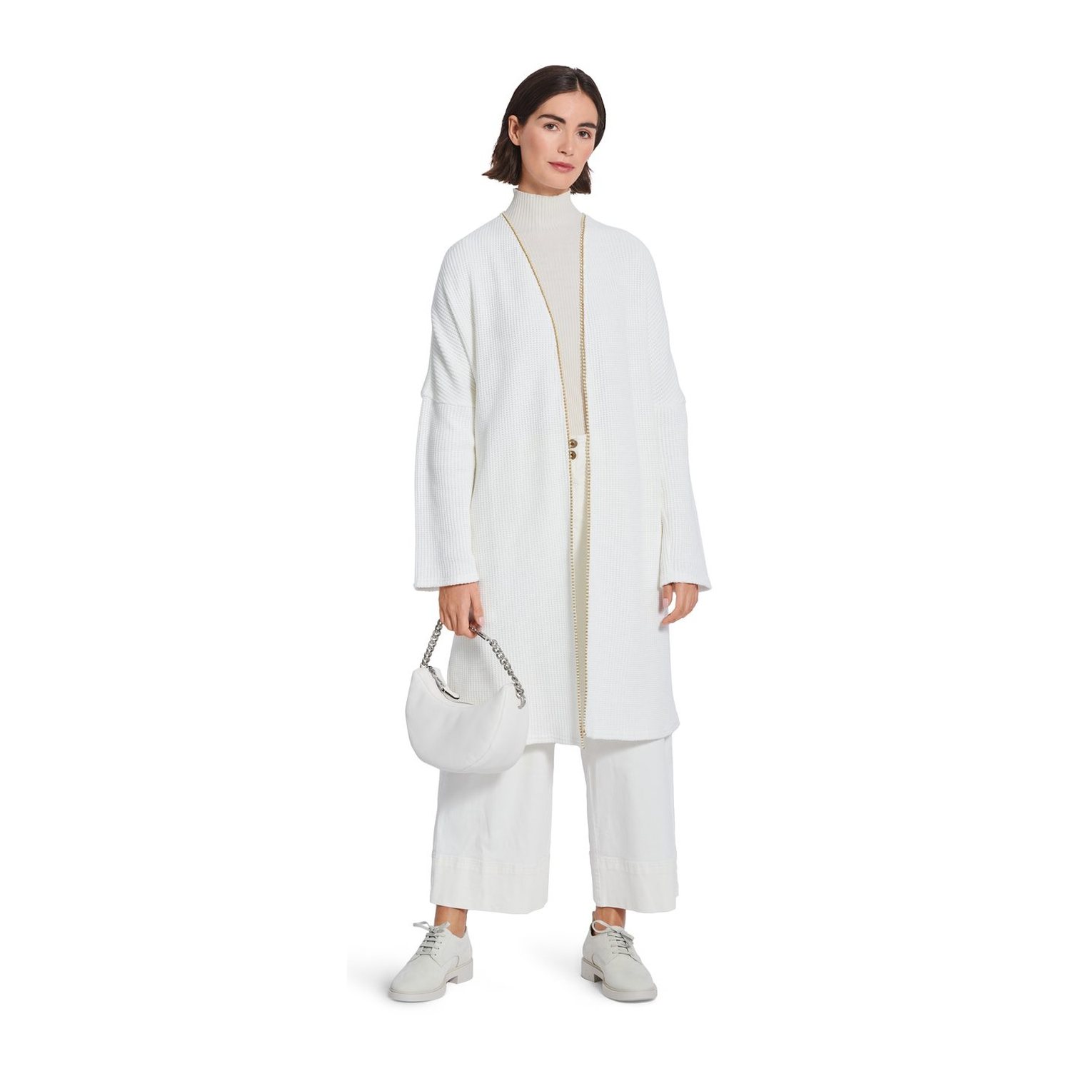 burda style Schnittmuster 5883: Strickmantel und Cardigan, Modellfoto 2