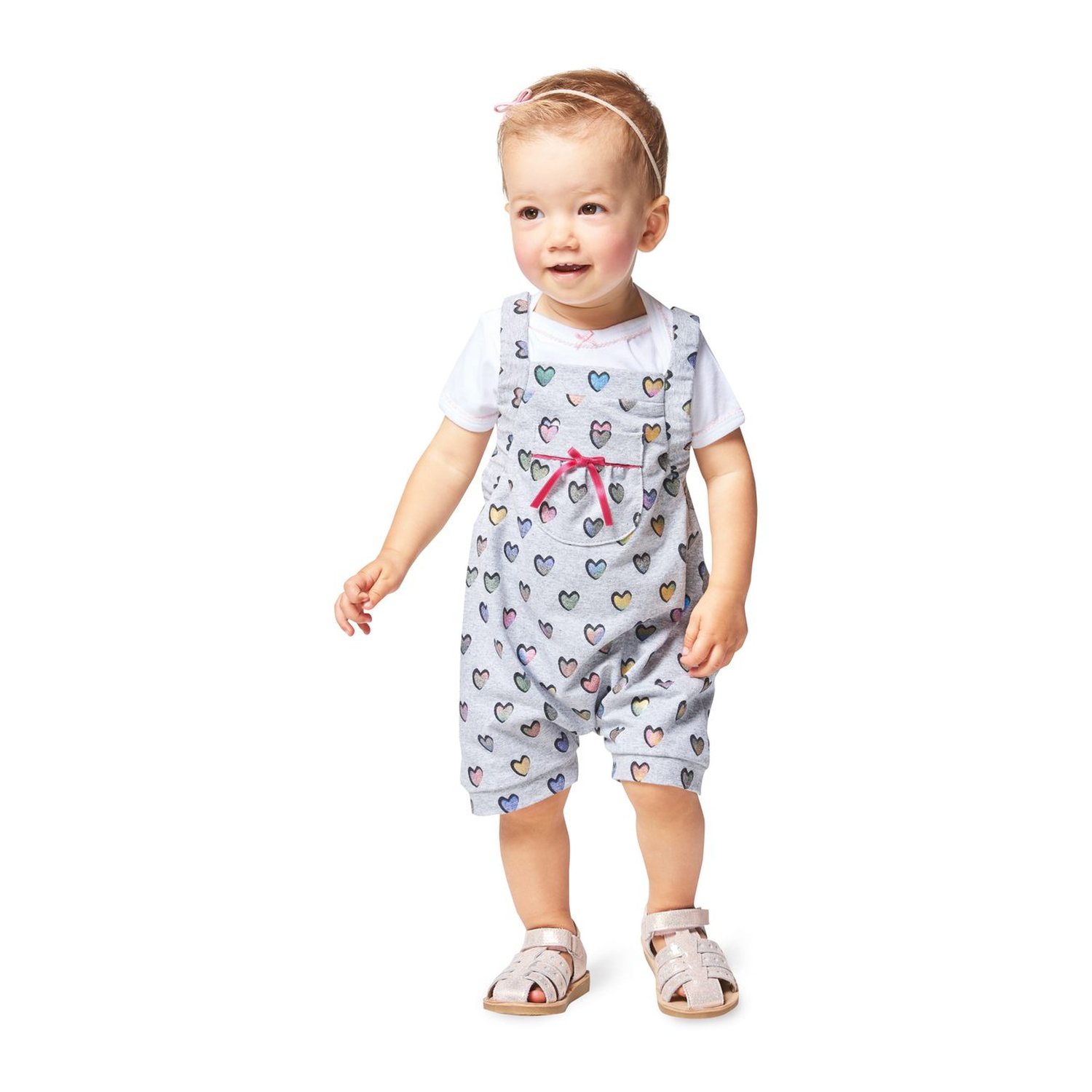 burda style Schnittmuster 9337: Babylatzhose mit Gummizug, Modellfoto 2