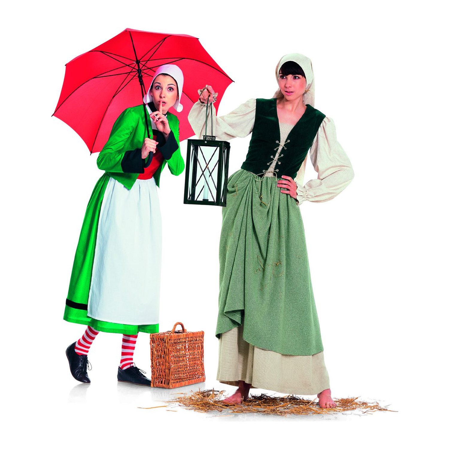 burda style Schnittmuster 2457: Kostüme Magd und Bäuerin, Modellfoto