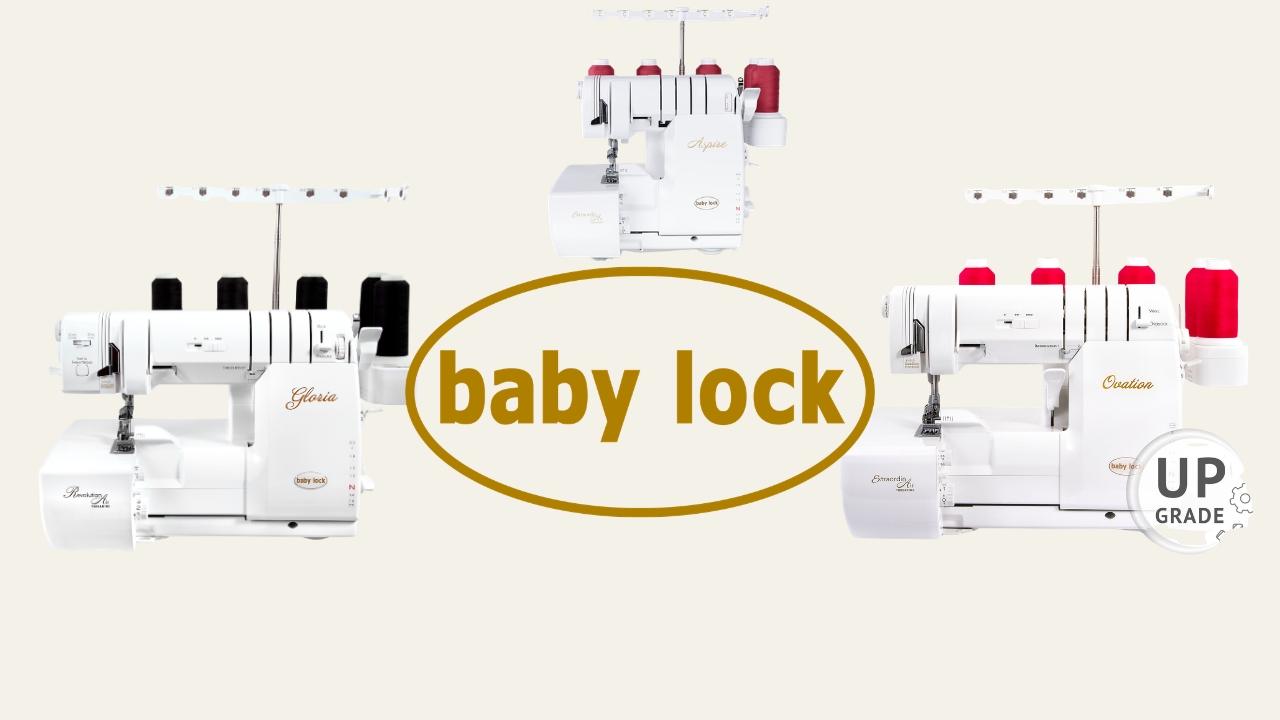Die drei baby lock Coverlockmaschinen im Vergleich: Aspire, Ovation und Gloria