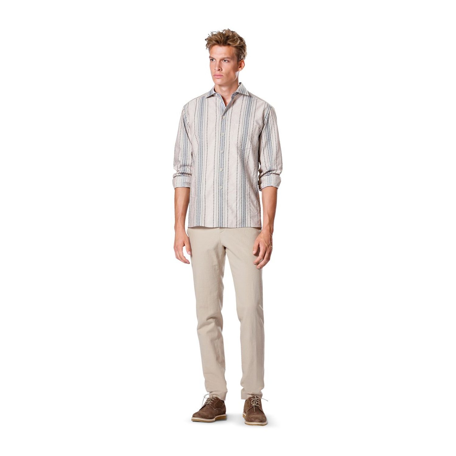 burda style Schnittmuster 6933: Hose für Herren, Modellfoto 2