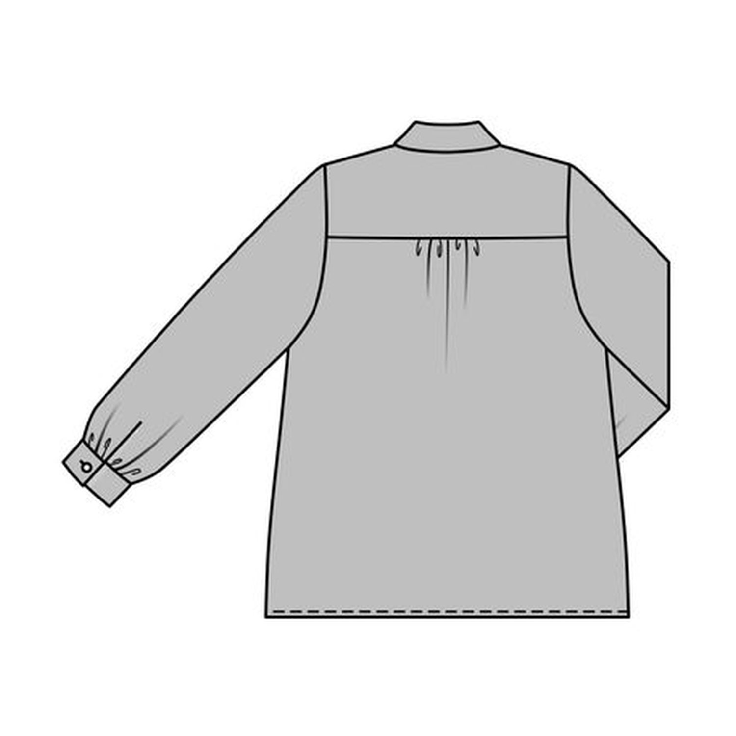 burda style Schnittmuster 5619: Blusen für Curvy-Größen, Modellfoto 1