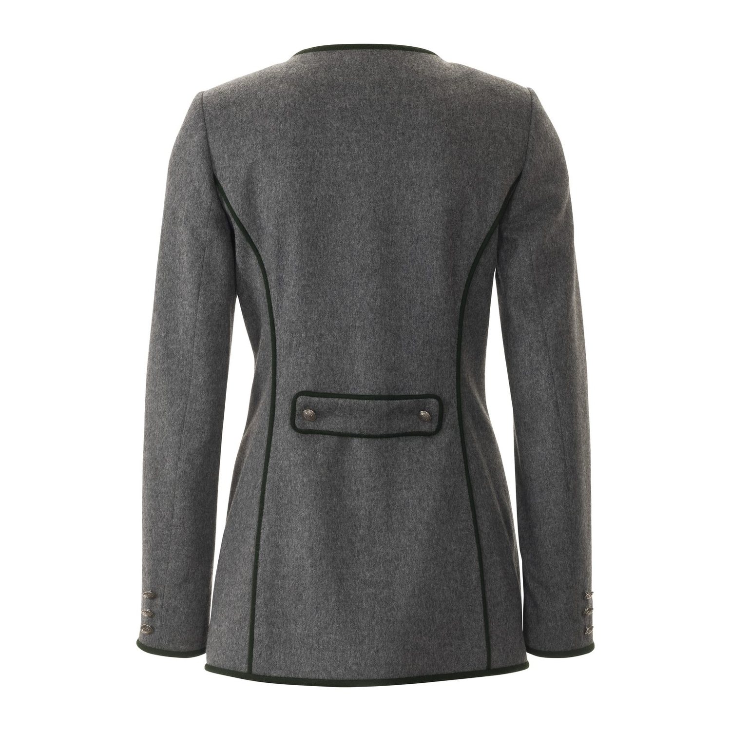 burda style Schnittmuster 6465: Kragenlose Jacke in zwei Längen, Modellfoto