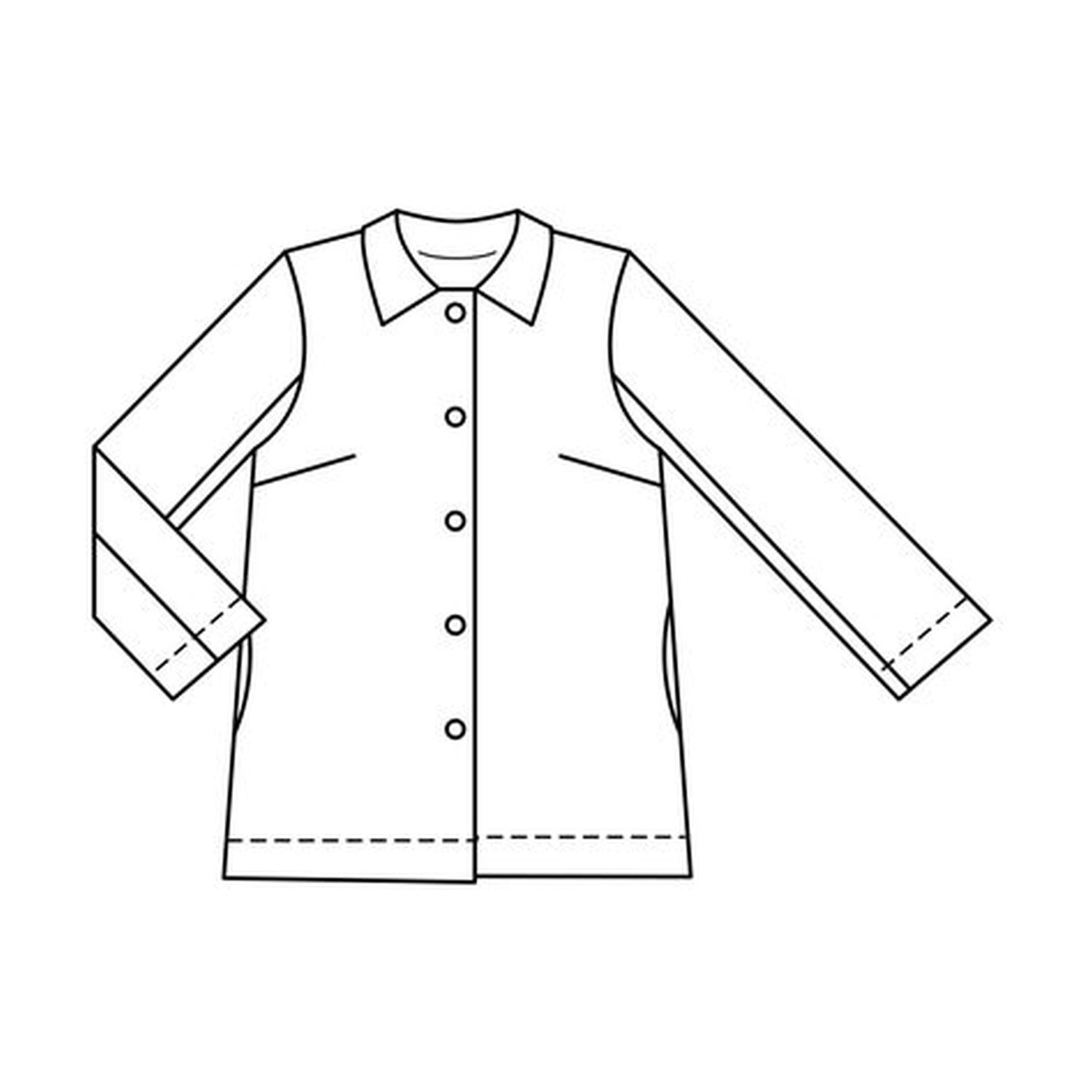 burda style Schnittmuster 5647: Drei Jacken für Damen, Modellfoto 1