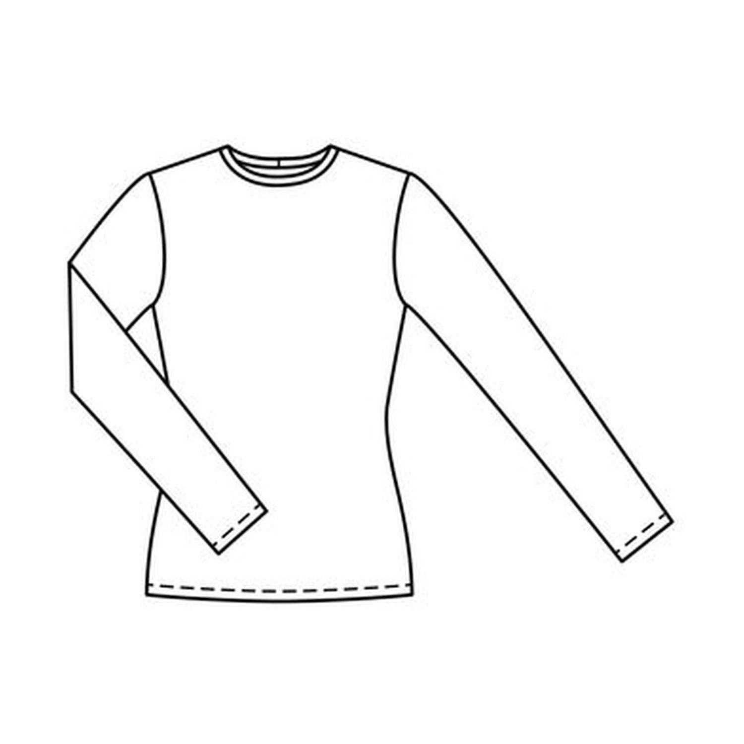 burda style Schnittmuster 5594: Top, Longsleeve und ärmelloses Shirt, Modellfoto 2