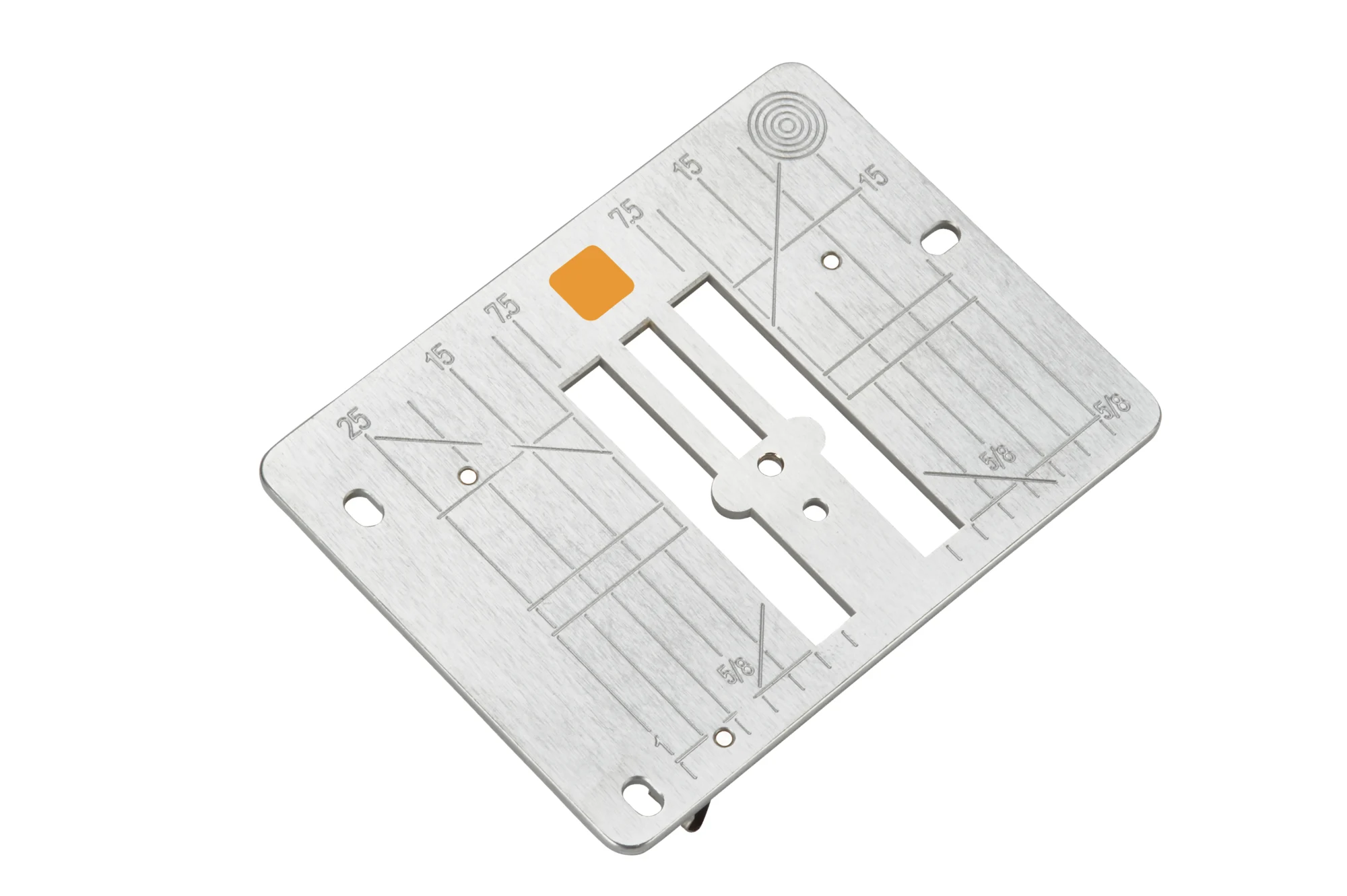 BERNINA DesignWorks Gerad- und Cutwork-Stichplatte mm/inch für aktuelle Serien 4 bis 9