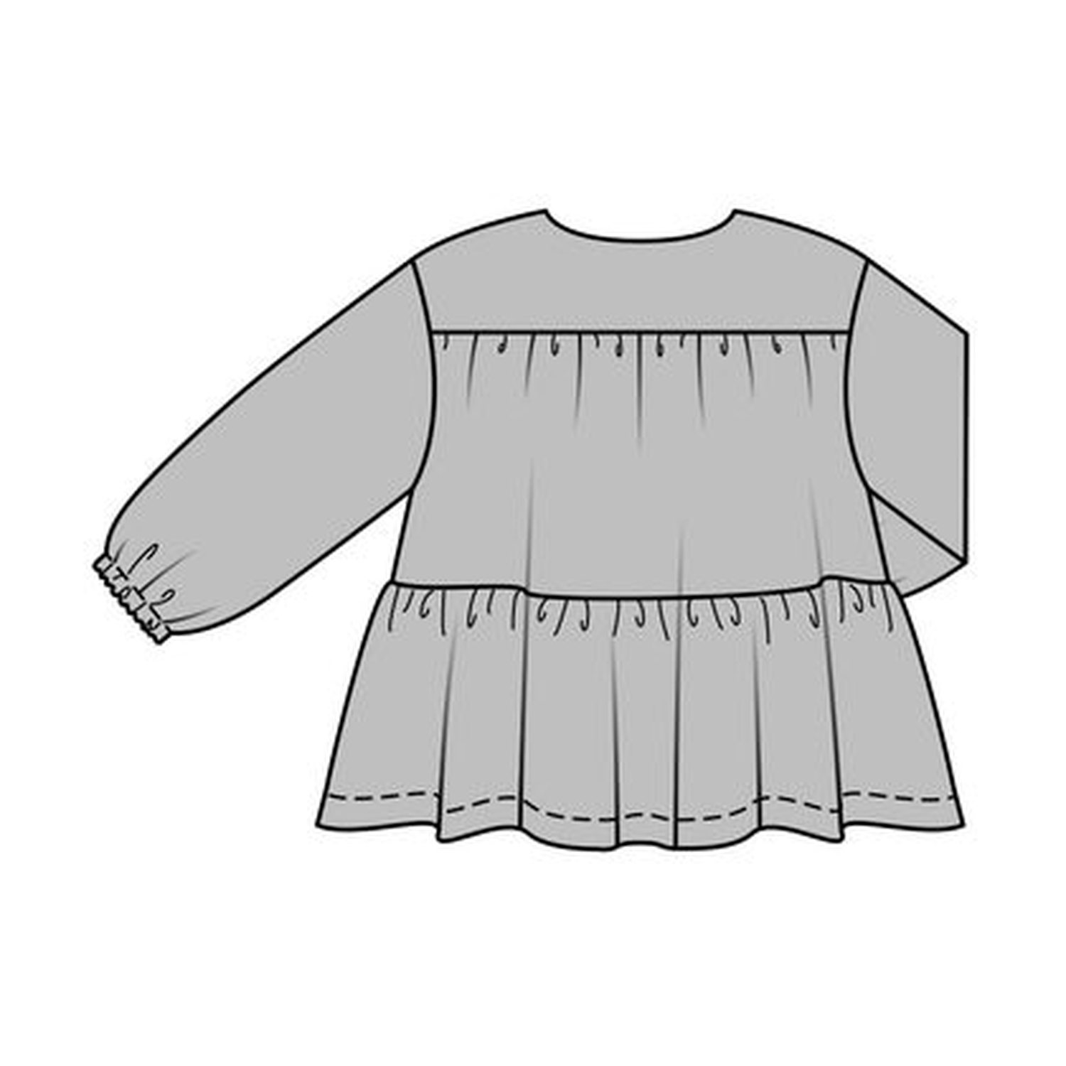 burda style Schnittmuster 5632: Sommerliche Blusen und Shirt, Modellfoto