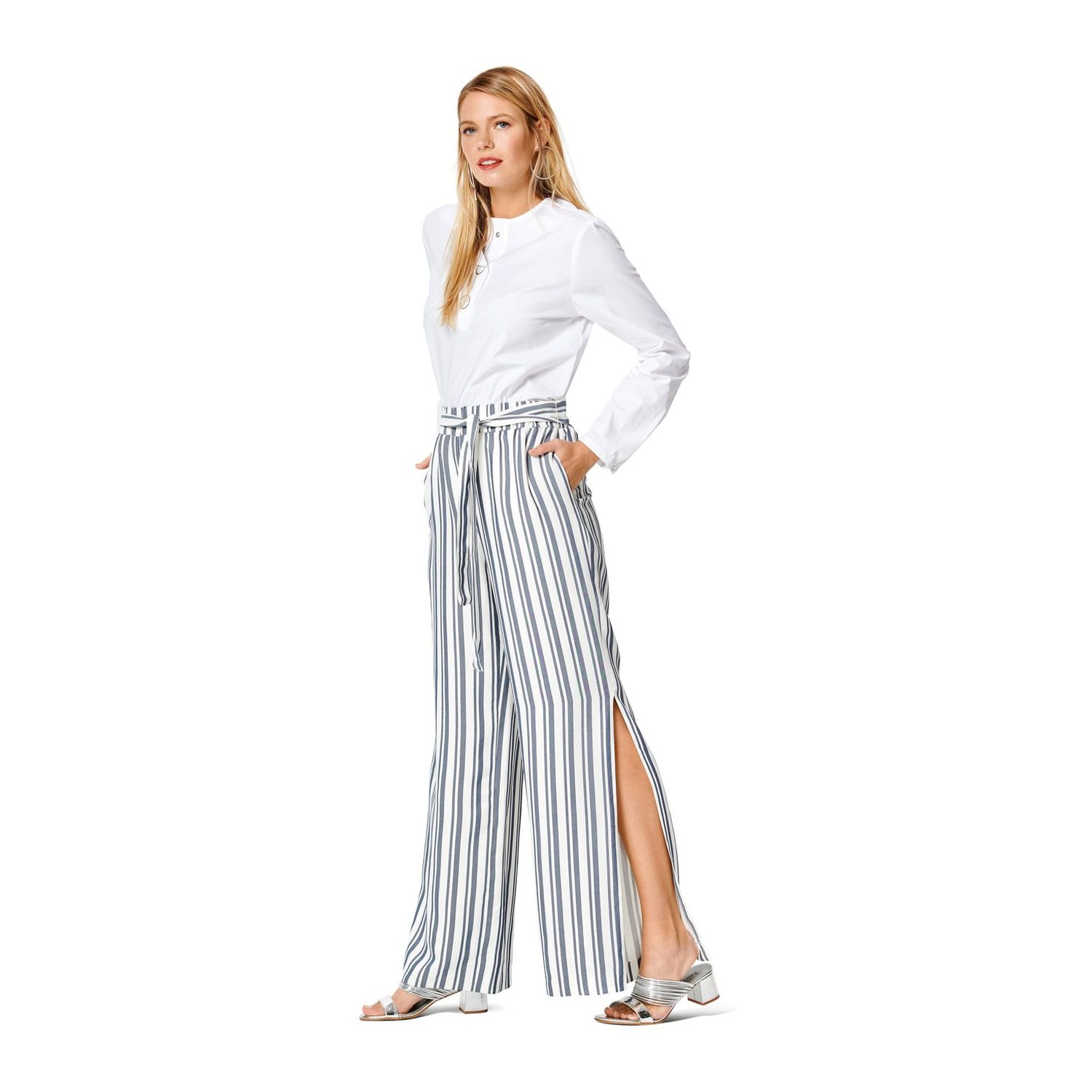 burda style Schnittmuster 6199: Shorts und Hosen mit Gummizug, Modellfoto 3