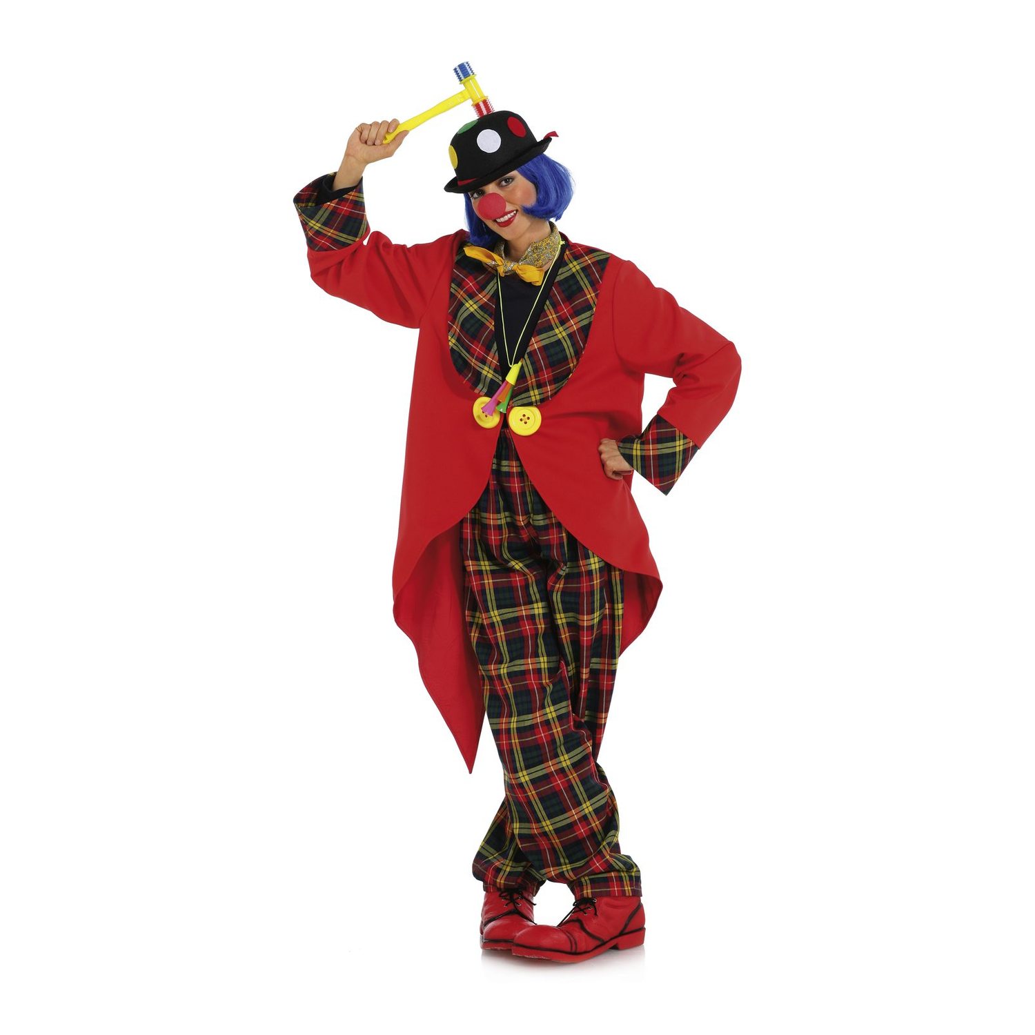 burda style Schnittmuster 2415: Kostüme Clown und Pinguin für Erwachsene, Modellfoto 2