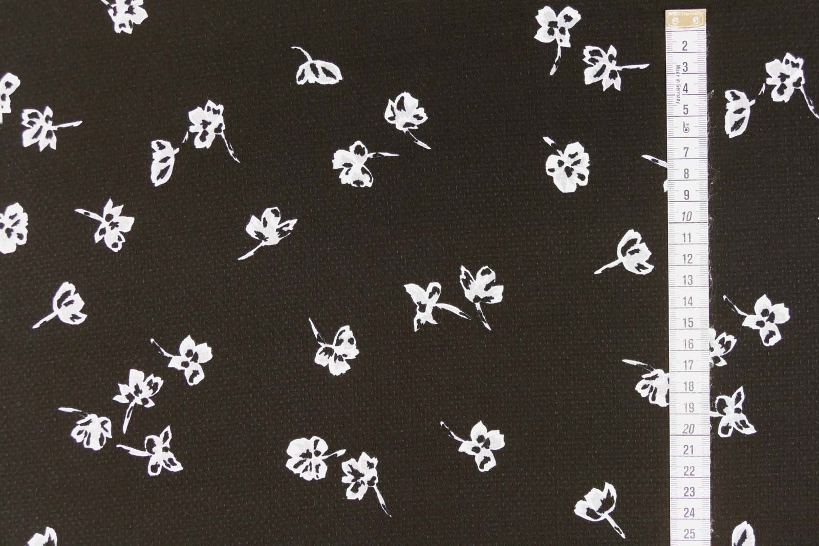 Viskose Jacquard Blümchen 505