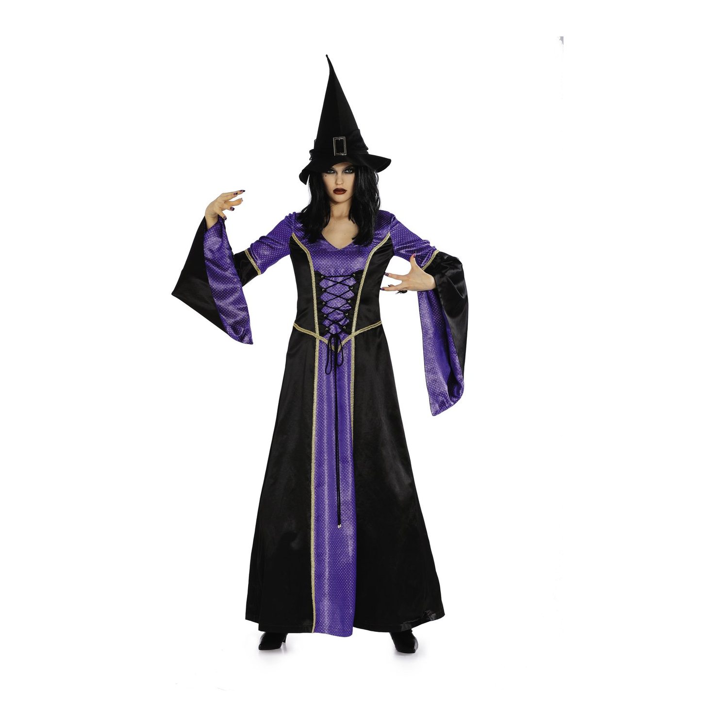 burda style Schnittmuster 2405: Kleider für Hexe und Wahrsagerin, Modellfoto 2
