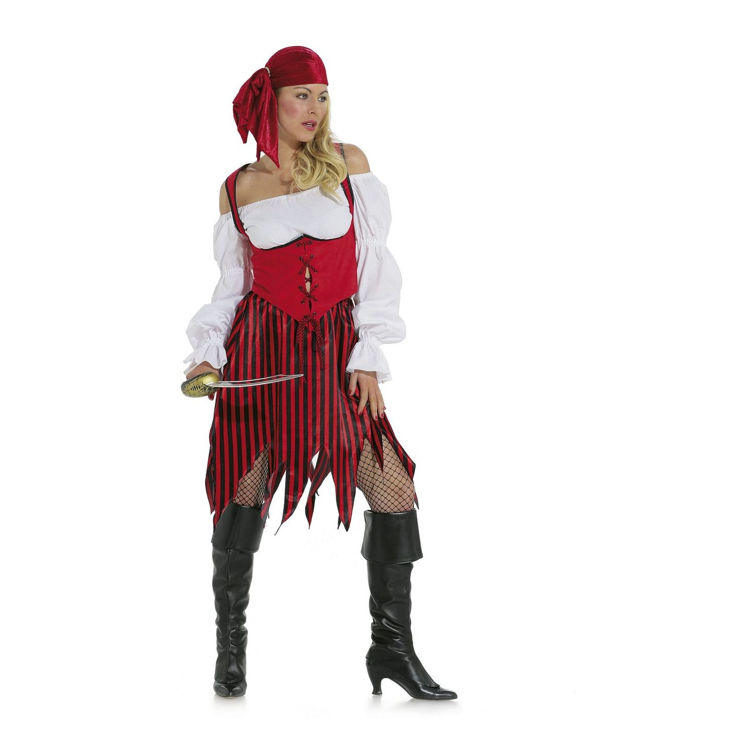 burda style Schnittmuster 2422: Piratenkostüm für Damen, Modellfoto 2