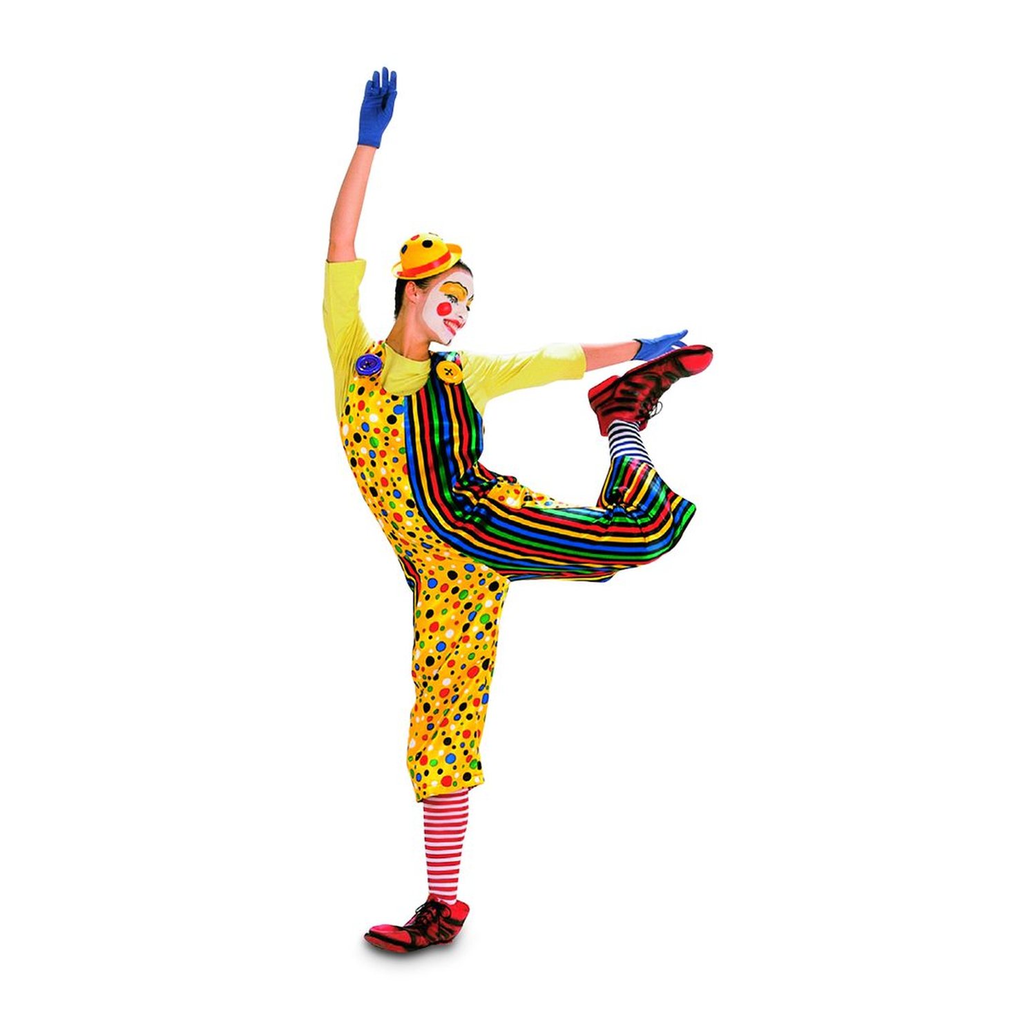 burda style Schnittmuster 2477: Clownskostüm mit Latzhose, Modellfoto 3