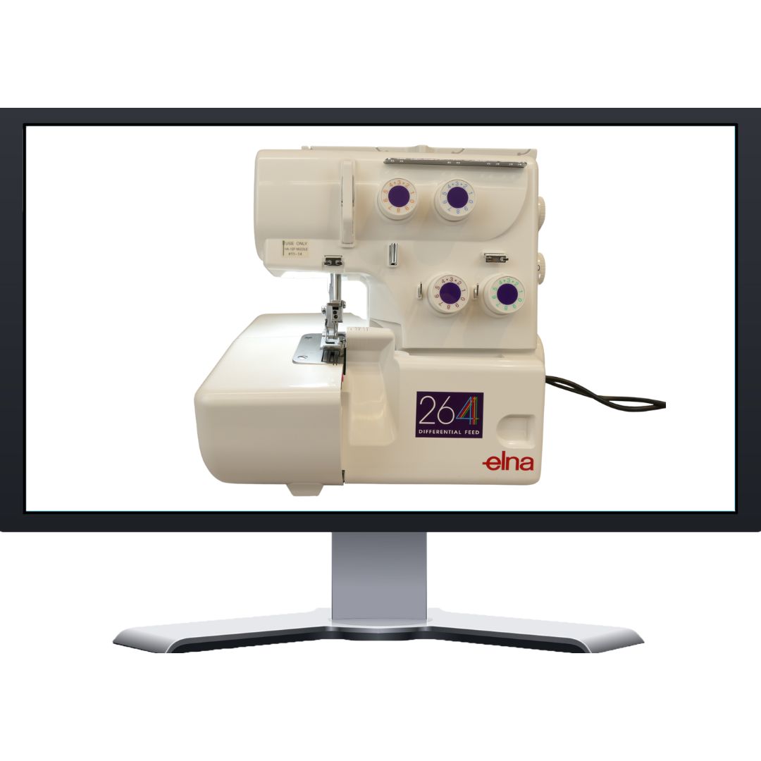 Nähmaschinen Kurs Elna 264 Overlock