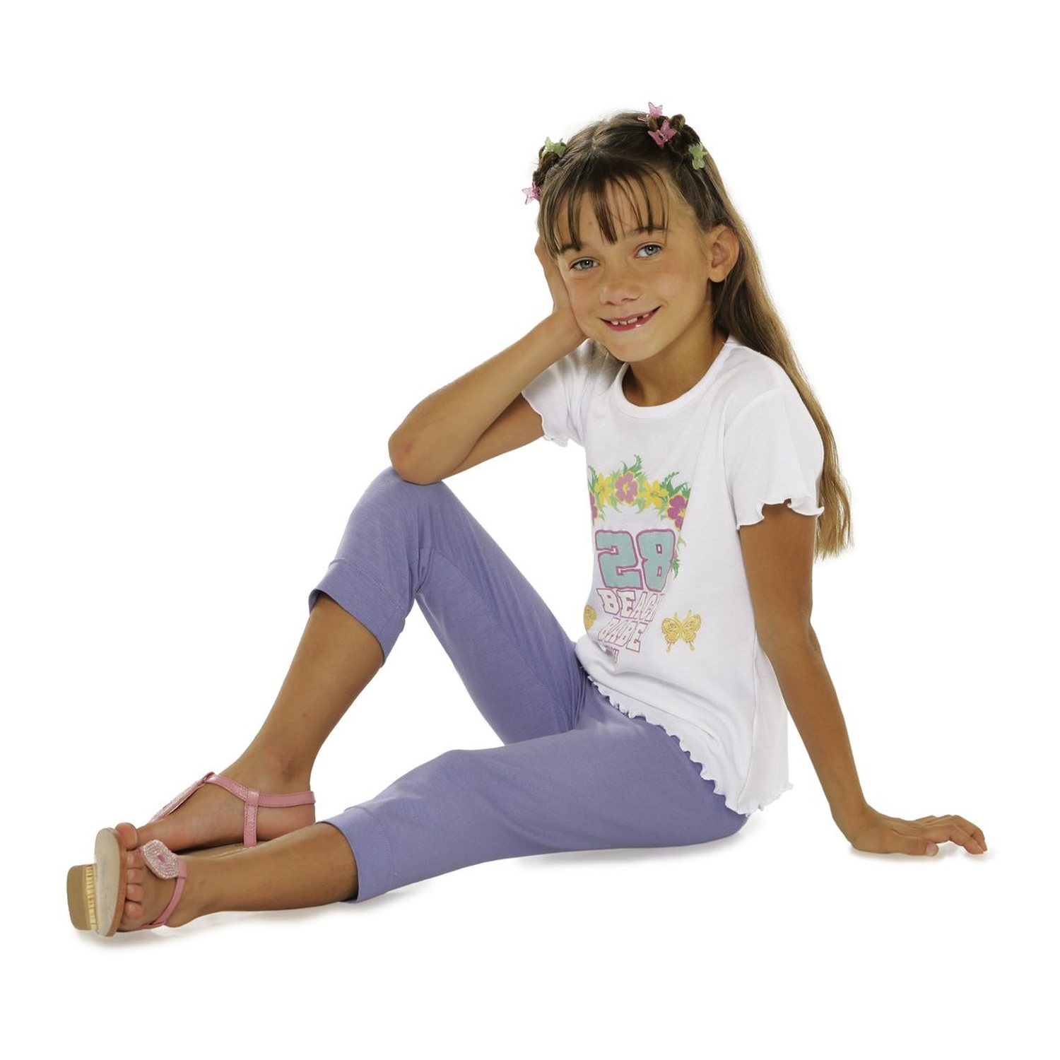 burda style Schnittmuster 9615: Leggings in drei Längen, Modellfoto 1