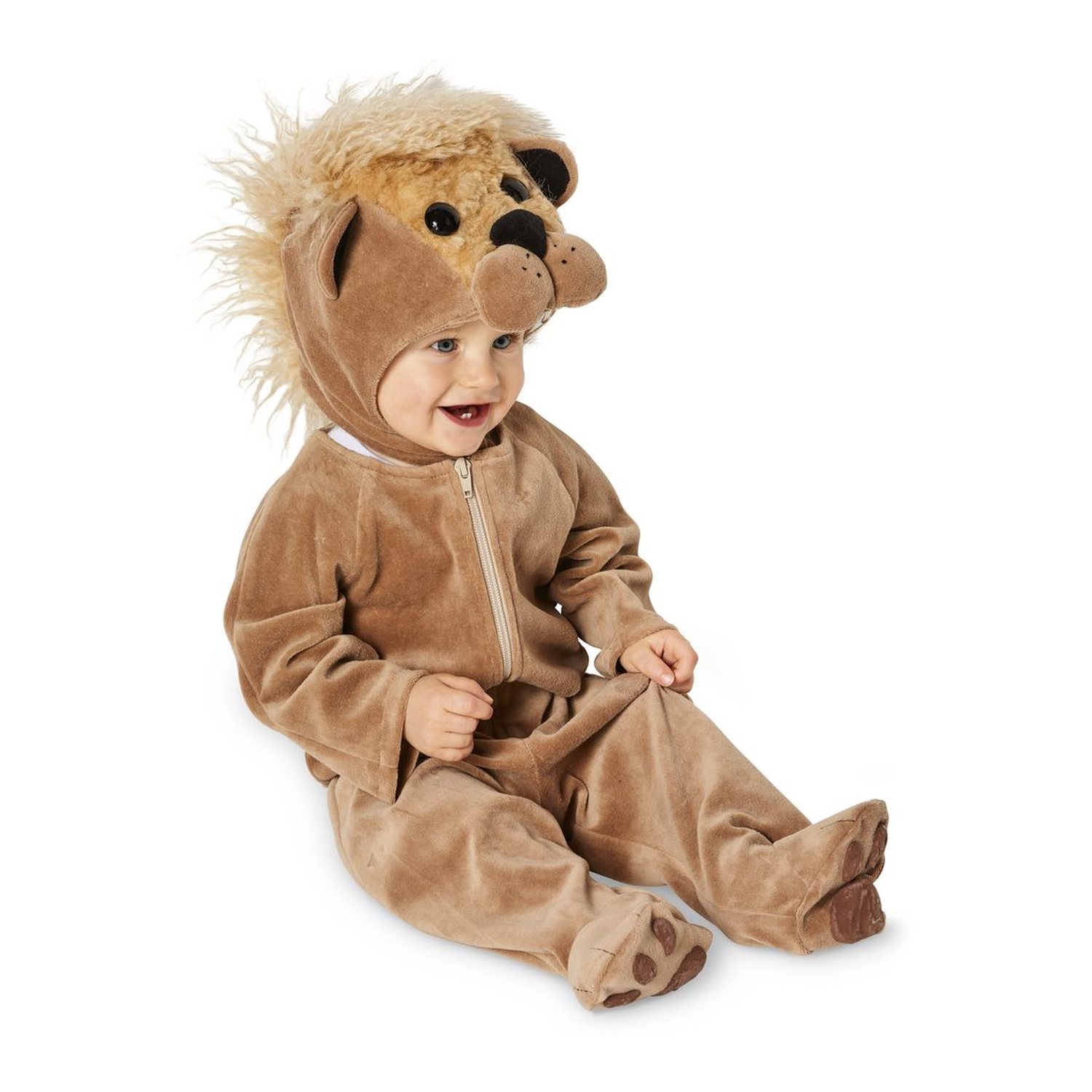 burda style Schnittmuster 2355: Tieroveralls für Babys und Kleinkinder, Modellfoto 1