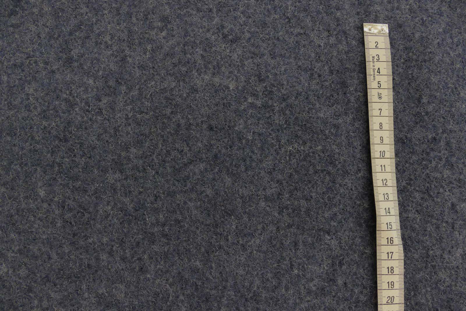 Wollwalk dunkelblau melange