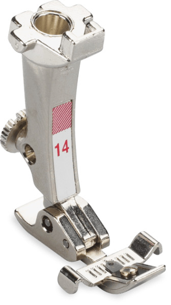 BERNINA Reißverschlussfuß mit Führung #14