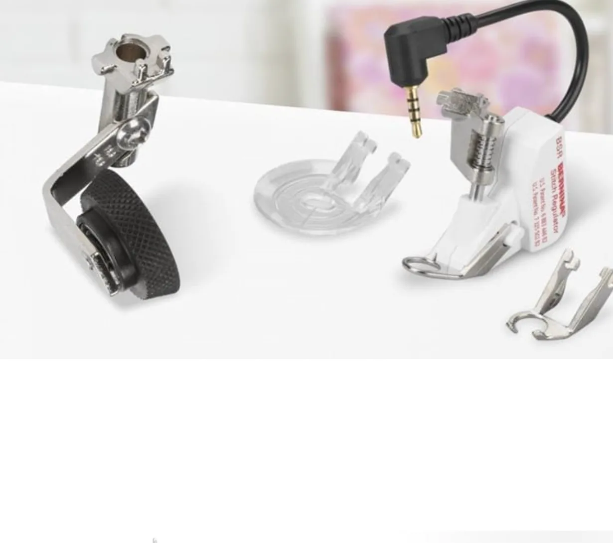 BERNINA Stichregulator BSR und Nähfüße als Zubehör
