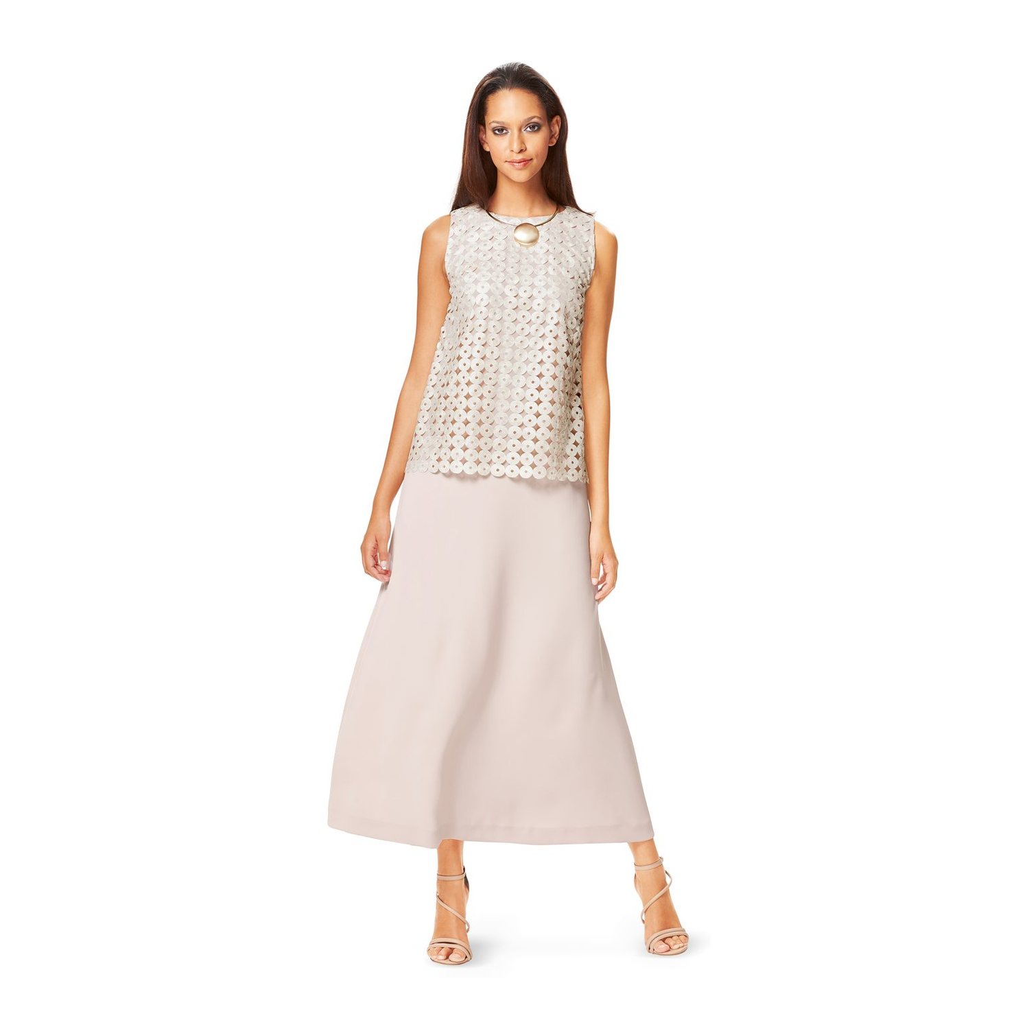 burda style Schnittmuster 6628: Kleid in drei Varianten, Modellfoto 2