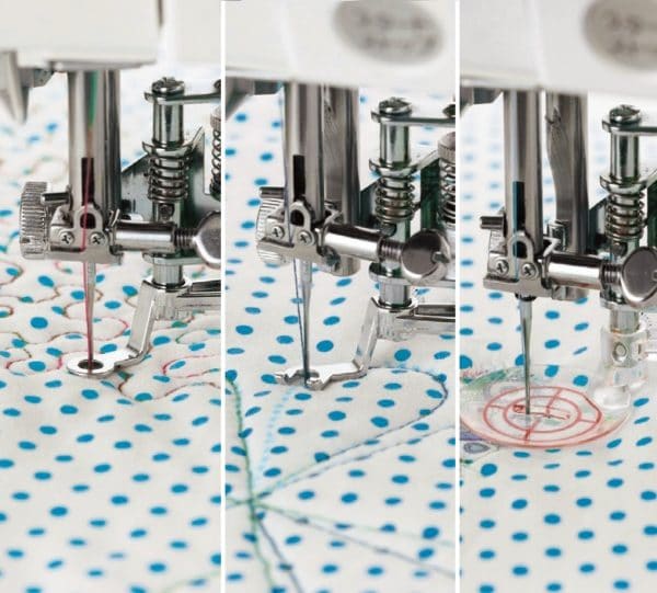 Elna Multifunktion-Freihand-Quiltfuß-Set