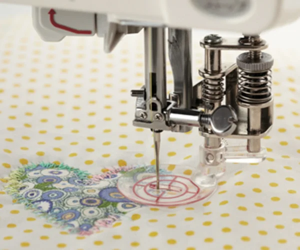 Janome Free Motion Quiltfuß-Set QB-S umbaufähig (Hochschaft), Ansicht 3
