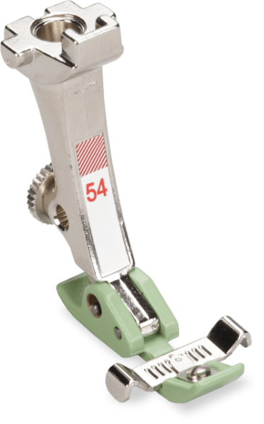 BERNINA Reißverschlussfuß mit Gleitsohle #54 (alte Modelle bis 1630)