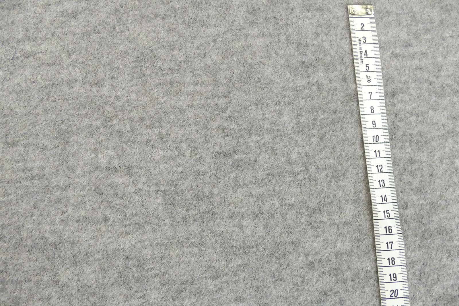 Wollwalk grau melange, Walkstoff als Meterware, 145 cm breit