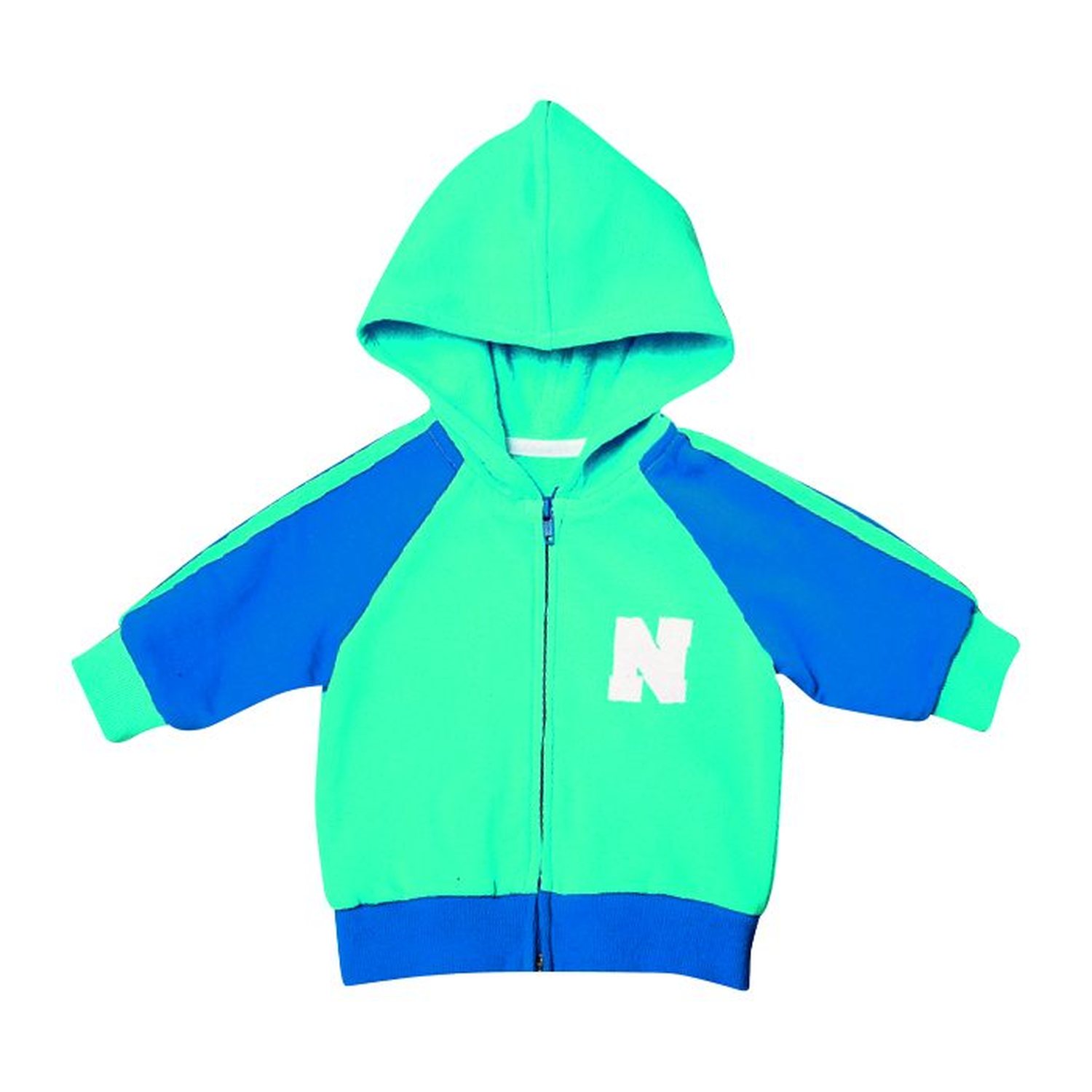 burda style Schnittmuster 9748: Kapuzenjacke, Shirt und Hosen, Modellfoto 2