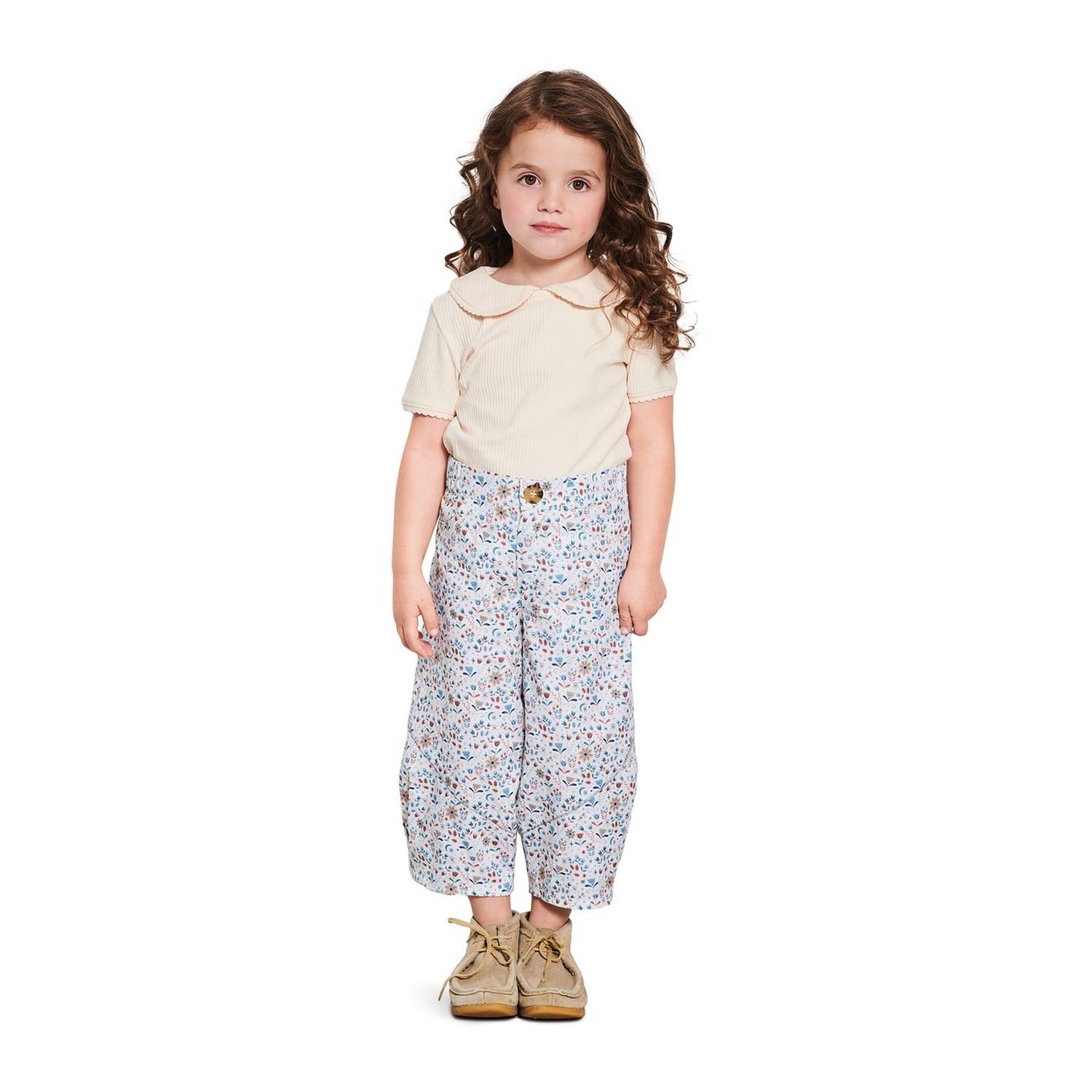 burda style Schnittmuster 9199: Pumphosen für Kinder, Modellfoto 3