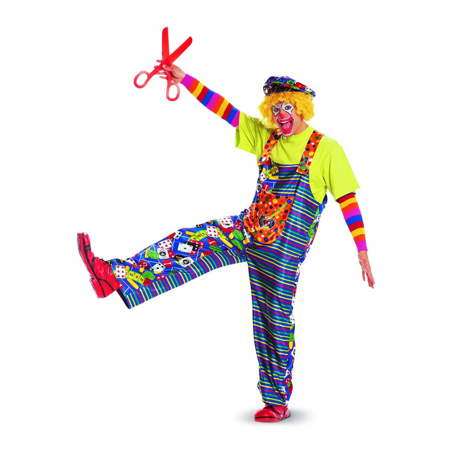 burda style Schnittmuster 2453: Clownshose mit Trägern für Erwachsene, Modellfoto