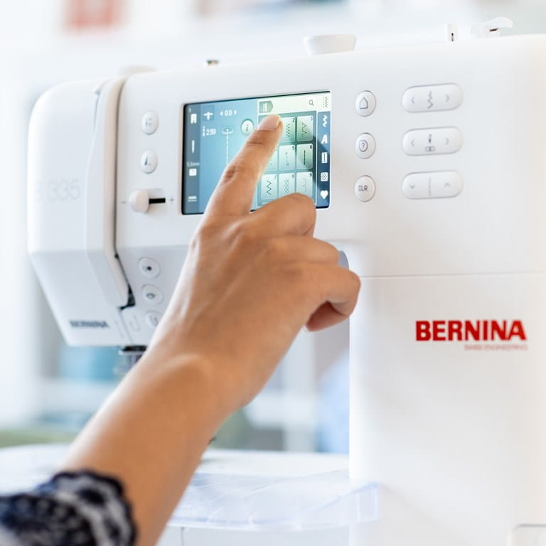 Bernina B 335: Stichauswahl