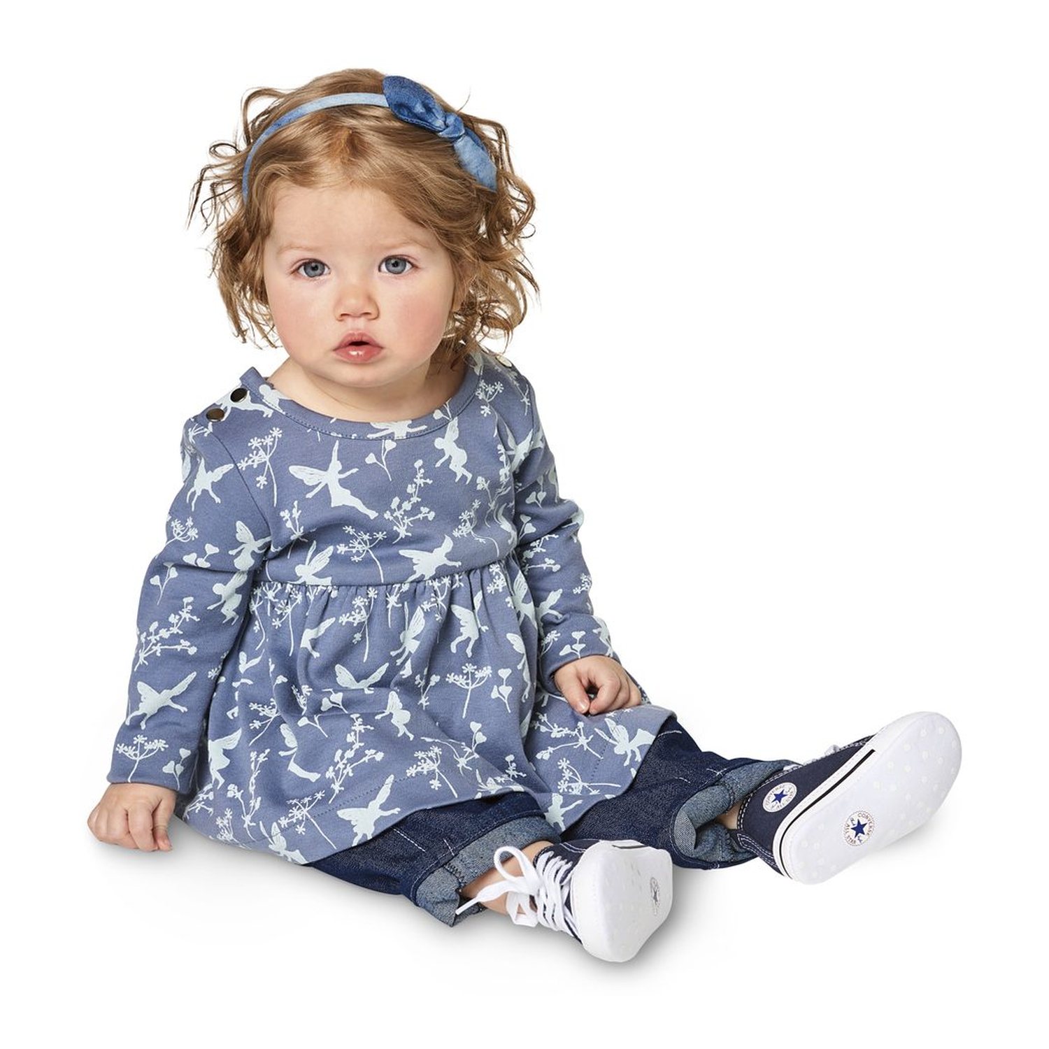 burda style Schnittmuster 9347: Babybody mit Rockteil, Modellfoto 1