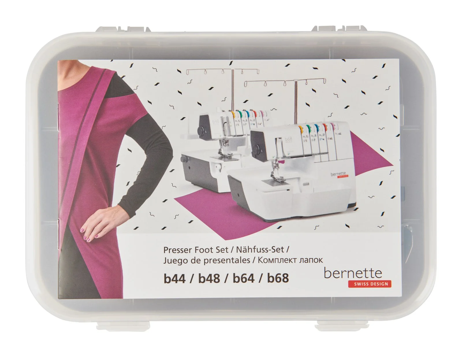 bernette Nähfuß-Set Overlock/Combo