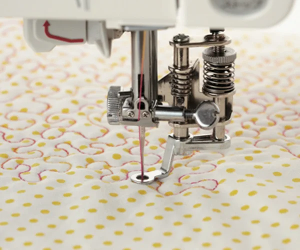 Janome Free Motion Quiltfuß-Set umbaufähig (Stickmaschinen- Hochschaft)
