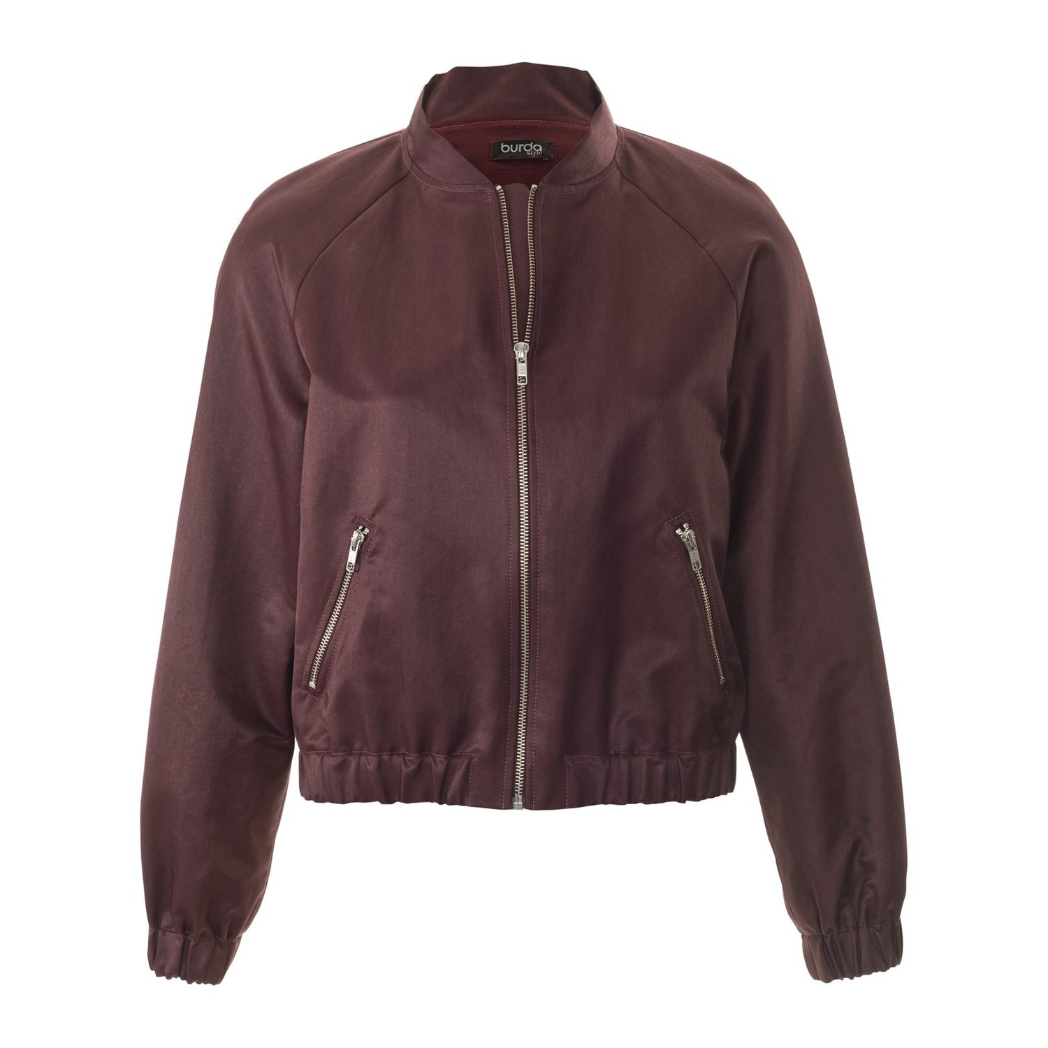 burda style Schnittmuster 6478: Blouson mit Stehkragen oder Kapuze, Modellfoto 3