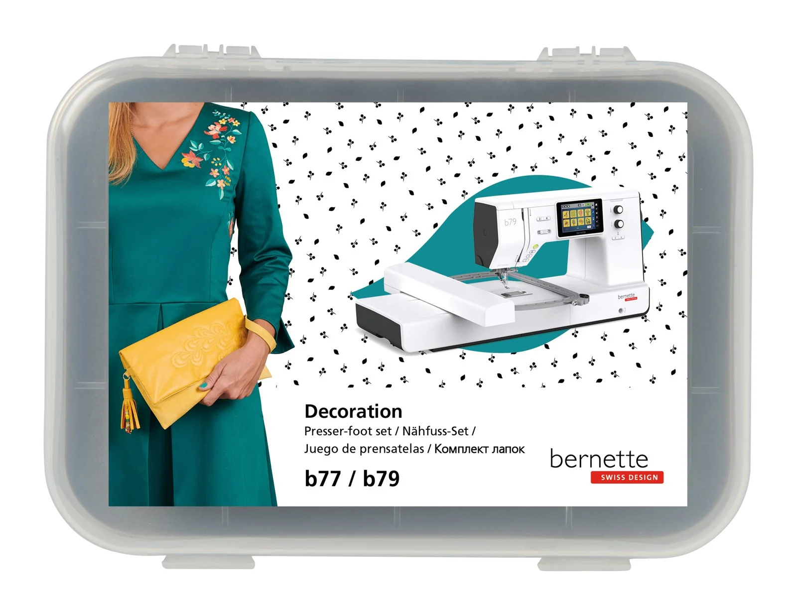 bernette Nähfuß-Set Decoration b77/b79