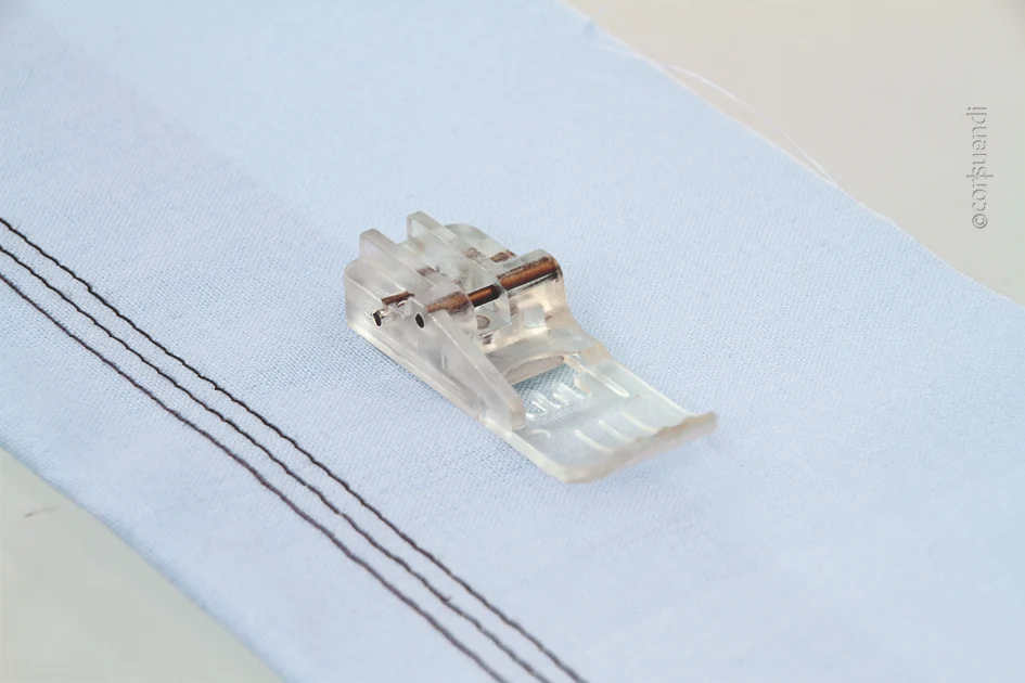 baby lock Klarsichtfuß für Coverstich
