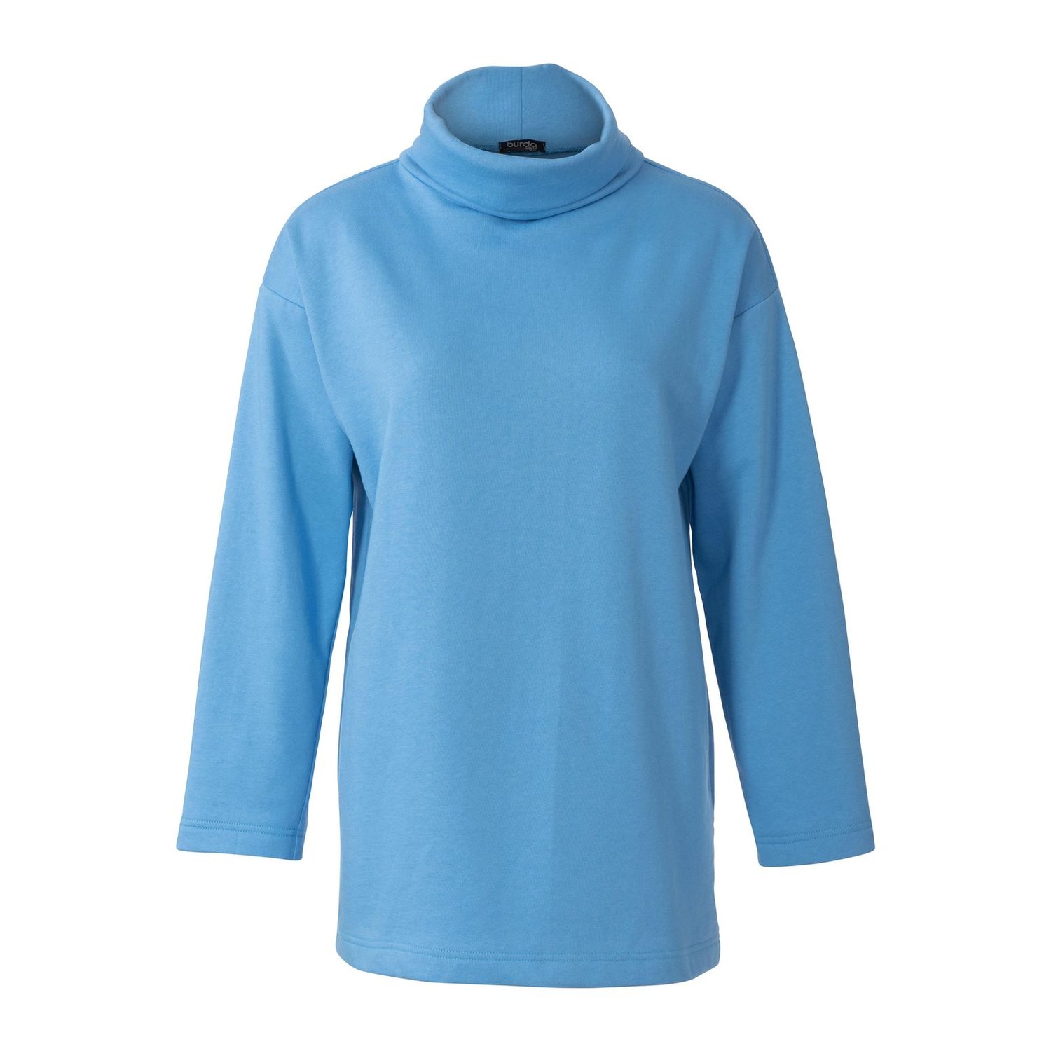 burda style Schnittmuster 5963: Rollkragenpulli in drei Varianten, Modellfoto 2