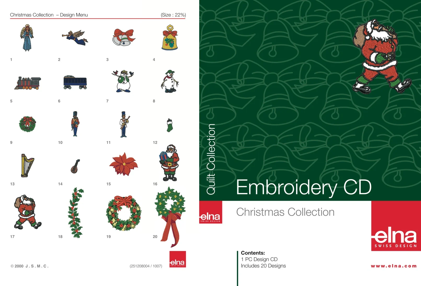 Elna Stickdesign-Kollektion «christmas collection»