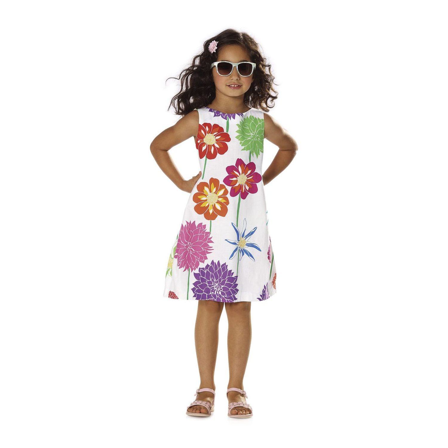 burda style Schnittmuster 9544: Ballonkleid und Jerseykleid, Modellfoto