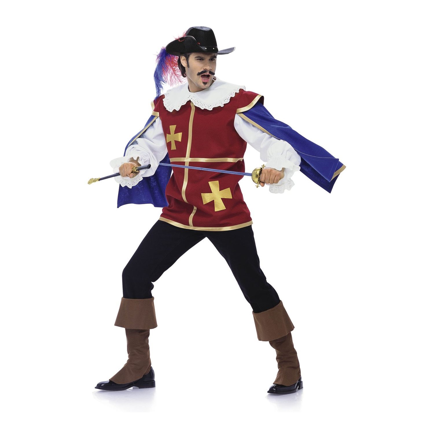 burda style Schnittmuster 7976: Musketier- und Knappenkostüm, Modellfoto 2