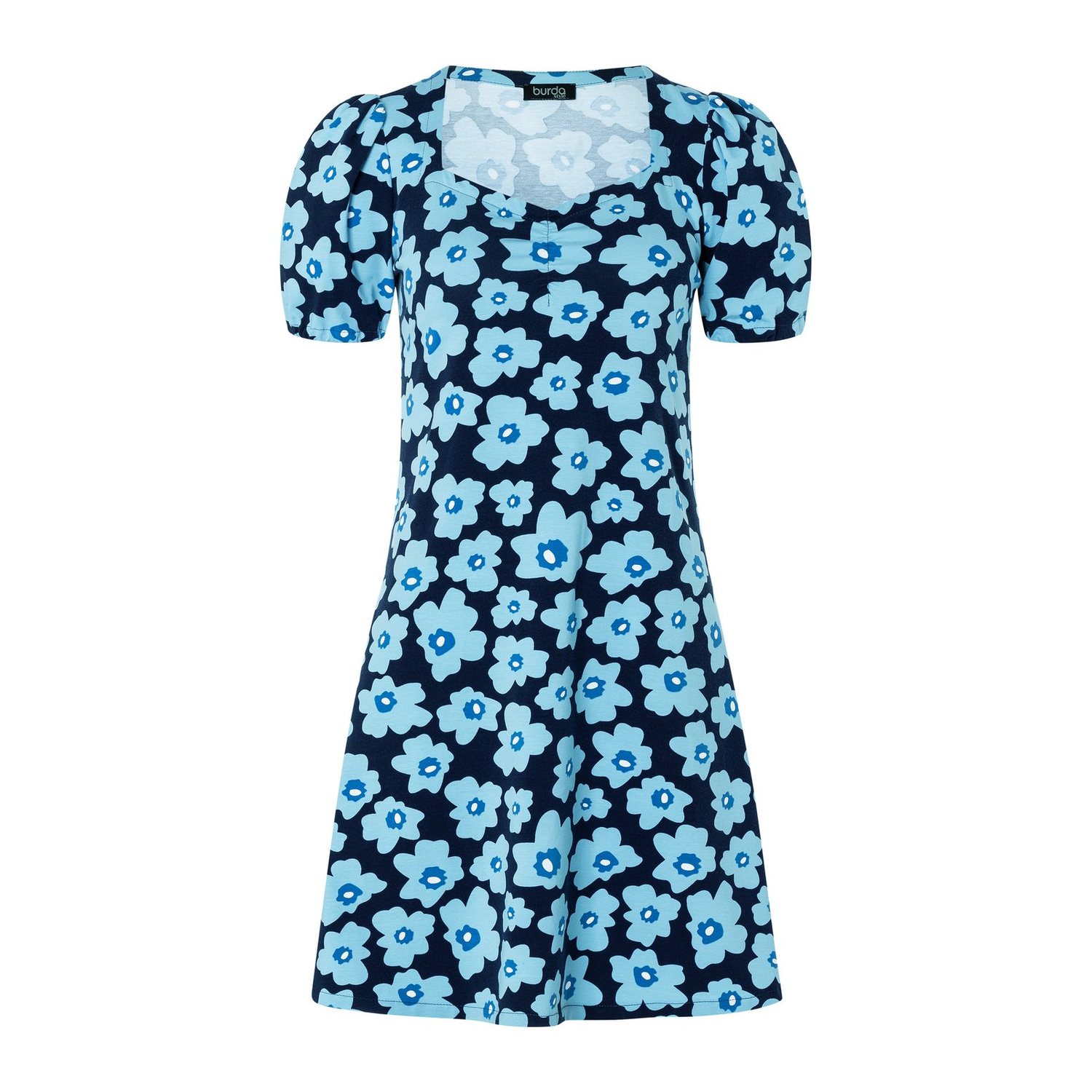burda style Schnittmuster 9214: Kleid und Top mit Tunnelzug, Modellfoto 2